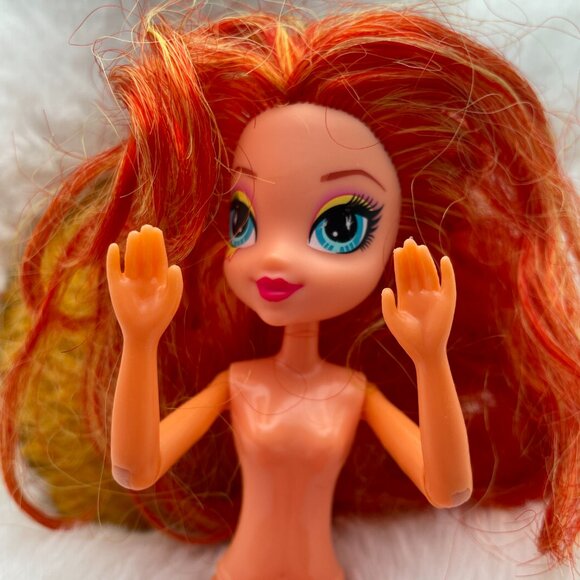 My Little Pony (MLP) Equestria Girls Sunset Shimmer Doll 9" Nude (406TO) - Picture 9 of 11